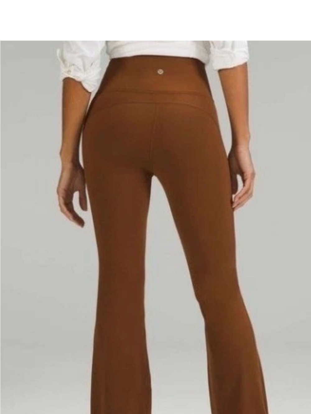 EUC  Lululemon Women  Pants Sz 2 Tall /32” Brown Align High Rise Mini Flared